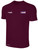 REFEREE BASICS II SHORT SLEEVE TRAINING TOP MAROON WHITE -USO