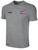 REFEREE BASICS II SHORT SLEEVE TRAINING TOP LIGHT HEATHER GREY BLACK -USO