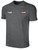 REFEREE BASICS II SHORT SLEEVE TRAINING TOP DARK HEATHER GREY WHITE -USO