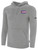 REFEREE BASICS FLEECE HOODIE LIGHT HEATHER GREY -USO
