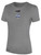 REFEREE BASICS CREW NECK POLY TEE LIGHT HEATHER GREY WHITE - UTAH