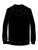 REFEREE BASICS THERMA FLEECE WOVEN FRONT ZIP UP HOODIE BLACK WHITE - UTAH