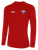 REFEREE BASICS II LONG SLEEVE TRAINING TOP RED WHITE - UTAH