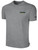 ROAR LACROSSE BASICS COTTON TEE CREST ON WEARER'S LEFT CHEST LIGHT HEATHER GREY BLACK