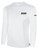ROAR LACROSSE BASICS LONG SLEEVE COTTON TEE CREST ON WEARER'S LEFT CHEST WHITE BLACK