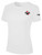NASA UNITED BASICS COTTON TEE SHIRT CREST ON WEARERS LEFT CHEST WHITE BLACK