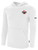 NASA UNITED BASICS FLEECE PULLOVER HOODIE CREST ON WEARERS LEFT CHEST WHITE BLACK