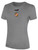 REFEREE BASICS CREW NECK POLY TEE LIGHT HEATHER GREY WHITE - MARYLAND