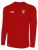 REFEREE BASICS II LONG SLEEVE TRAINING TOP RED WHITE - MARYLAND