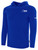 USA FIELD  HOCKEY BASICS FLEECE PULLOVER HOODIE CREST ON WEARERS LEFT CHEST ROYAL BLUE WHITE
