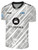 BAYSIDE RUSH  BROOKLYN II RUSH SOCCER SCATTERED SHARDE SHORT SLEEVE MATCH JERSEY WHITE PROMO GREY BLACK