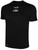 COLORADO RUSH COS  BASICS CREW NECK POLY TEE BLACK WHITE