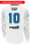 COASTAL RUSH  - PERDIDO BROOKLYN II RUSH SOCCER  SCATTERED SHARDE LONG SLEEVE MATCH JERSEY WHITE PROMO GREY BLACK