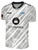 EAST PENN RUSH  BROOKLYN II RUSH  SOCCER SCATTERED SHARDE SHORT SLEEVE MATCH JERSEY WHITE PROMO GREY BLACK