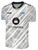 COASTAL RUSH  - PERDIDO BROOKLYN II RUSH SOCCER SCATTERED SHARDE SHORT SLEEVE MATCH JERSEY WHITE PROMO GREY BLACK