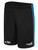 EMERALD COAST UNITED RUSH  SOCCER BASICS I TRAINING SHORTS BLACK PROMO BLUE