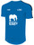 COLORADO RUSH  MADISON SHORT SLEEVE TRAINING TOP PROMO BLUE BLACK WHITE 