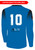 EAST PENN RUSH  BROOKLYN II RUSH SOCCER PYRAMIDS LONG SLEEVE MATCH JERSEY PROMO BLUE BLACK WHITE