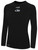 IOWA RUSH SOUTH BASICS CREW NECK LONG SLEEVE POLY TEE BLACK WHITE