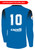 COLORADO RUSH EAST  BROOKLYN II RUSH SOCCER PYRAMIDS LONG SLEEVE MATCH JERSEY PROMO BLUE BLACK WHITE
