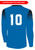 IOWA RUSH NORTH  BROOKLYN II RUSH SOCCER PYRAMIDS LONG SLEEVE MATCH   JERSEY PROMO BLUE BLACK WHITE