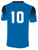 IOWA RUSH  BROOKLYN II RUSH SOCCER PYRAMIDS SHORT SLEEVE MATCH JERSEY PROMO BLUE BLACK WHITE