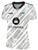 HILLSBORO RUSH  BROOKLYN II RUSH SOCCER SCATTERED SHARDE SHORT SLEEVE MATCH JERSEY WHITE PROMO GREY BLACK