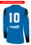 HILLSBORO RUSH  BROOKLYN II RUSH   SOCCER PYRAMIDS LONG SLEEVE MATCH JERSEY PROMO BLUE BLACK WHITE