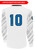 IOWA RUSH NORTH  BROOKLYN II RUSH SOCCER SCATTERED SHARDE LONG SLEEVE MATCH JERSEY WHITE PROMO GREY BLACK