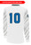 IOWA RUSH SOUTH  BROOKLYN II RUSH SOCCER SCATTERED SHARDE LONG SLEEVE MATCH JERSEY WHITE PROMO GREY BLACK