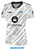 IOWA RUSH  BROOKLYN II RUSH SOCCER SCATTERED SHARDE SHORT SLEEVE MATCH JERSEY WHITE PROMO GREY BLACK -KIT