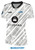 IOWA RUSH SOUTH   BROOKLYN II RUSH SOCCER SCATTERED SHARDE SHORT SLEEVE MATCH JERSEY WHITE PROMO GREY BLACK -KIT