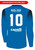 NEVADA RUSH  BROOKLYN II RUSH SOCCER PYRAMIDS LONG SLEEVE   MATCH JERSEY PROMO BLUE BLACK WHITE