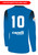 COLORADO RUSH NORTH  BROOKLYN II RUSH SOCCER PYRAMIDS LONG SLEEVE MATCH JERSEY PROMO BLUE BLACK WHITE