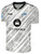 PFC RUSH  BROOKLYN II RUSH  SOCCER SCATTERED SHARDE SHORT SLEEVE MATCH JERSEY WHITE PROMO GREY BLACK