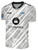 ROCK RUSH  BROOKLYN II RUSH SOCCER SCATTERED SHARDE SHORT SLEEVE MATCH JERSEY WHITE PROMO GREY BLACK