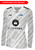 SOUTHWEST VIRGINIA RUSH  BROOKLYN II RUSH SOCCER SCATTERED SHARDE LONG SLEEVE MATCH JERSEY WHITE PROMO GREY BLACK