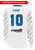 TENNESSEE LOBOS RUSH  BROOKLYN II RUSH SOCCER SCATTERED SHARDE LONG SLEEVE MATCH JERSEY WHITE PROMO GREY BLACK