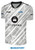 RUSH WI WEST-LX UNITED BROOKLYN II RUSH SOCCER  SCATTERED SHARDE SHORT SLEEVE MATCH JERSEY WHITE PROMO GREY BLACK -KIT
