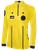 OFFICIAL REFEREE 1/4 ZIP LONG SLEEVE JERSEY REFEREE YELLOW BLACK - SCSOASD