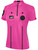 OFFICIAL REFEREE 1/4 ZIP SHORT SLEEVE JERSEY REFEREE PINK BLACK - SCSOASD