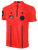 OFFICIAL REFEREE 1/4 ZIP SHORT SLEEVE JERSEY REFEREE RED BLACK - SCSOASD