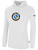 REFEREE SCSOASD  BASICS FLEECE PULLOVER HOODIE WHITE BLACK - SCSOASD