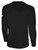 REFEREE SCSOASD  BASICS LONG SLEEVE COTTON TEE BLACK WHITE - SCSOASD