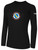 REFEREE SCSOASD  BASICS LONG SLEEVE COTTON TEE BLACK WHITE - SCSOASD