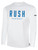 PALM BEACH RUSH  LONG SLEEVE COTTON T-SHIRT WHITE BLACK