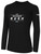 SUISUN RUSH  LONG SLEEVE COTTON T-SHIRT BLACK WHITE