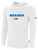 NEVADA RUSH  FLEECE HOODIE CREST ON  WEARERS CENTER CHEST  WHITE BLACK