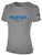 MOUNTAIN RUSH  SHORT SLEEVE COTTON T-SHIRT CREST ON WEARERS  CENTER CHEST LIGHT HEATHER GREY BLACK