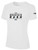 MOUNTAIN RUSH  SHORT SLEEVE COTTON T-SHIRT WHITE BLACK